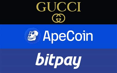 gucci accept apecoin|gucci crypto payments.